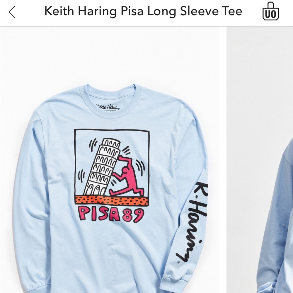 Never Worn! Keith Haring Pisa Long-Sleeve Tee